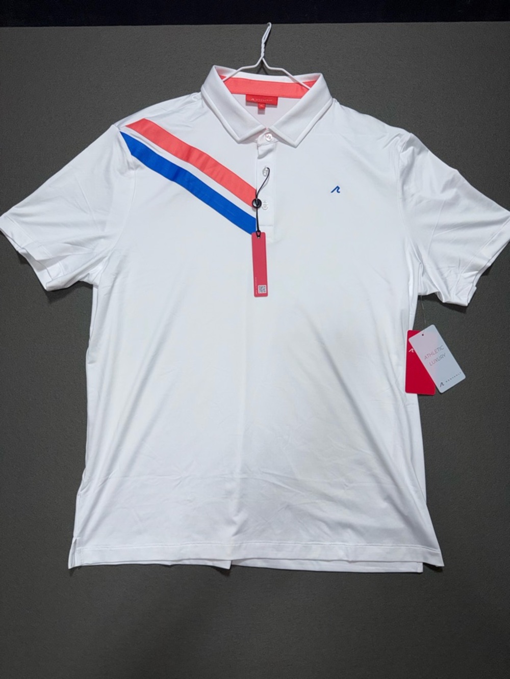 Redvanly Westin Polo Bright White Size XL New with Tags $110